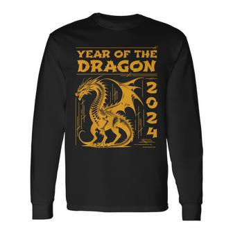 Year Of The Dragon 2024 Lunar New Year Chinese New Year 2024 Long Sleeve T-Shirt | Mazezy