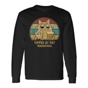 Yippee-Ki-Yay Mada-Kaka Long Sleeve T-Shirt - Monsterry