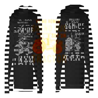 Yo No Ronco Sueño Que Soy Un Tractor Vehículos Agrícolas Camiseta de manga larga - Regaloses