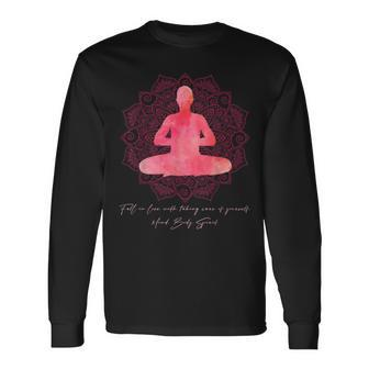 Yoga Meditation Spirit Lifestyle Body Love Relaxation Zen Long Sleeve T-Shirt - Monsterry DE