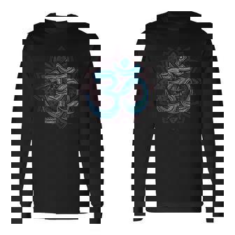 Yoga Shiva Buddha Om Goa Spiritual Langarmshirts - Seseable