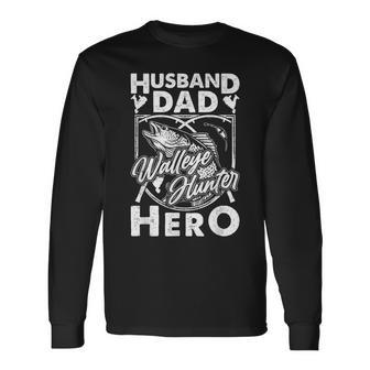 Zander Angeln Papa Zander Jäger Ehemann Zander Fischer Langarmshirts - Geschenkecke