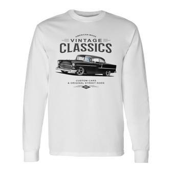 55 Chevys Truck Classic Long Sleeve T-Shirt - Monsterry DE