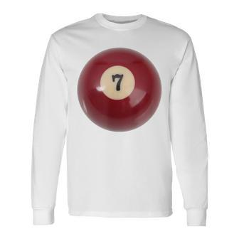 7 Ball Coquette Girlcore Y2k Aesthetic Long Sleeve T-Shirt - Thegiftio UK