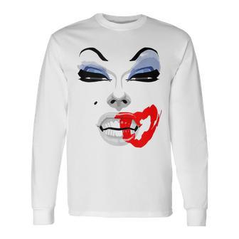 Alaska's Terrible Makeup Drag Queen Long Sleeve T-Shirt - Monsterry DE