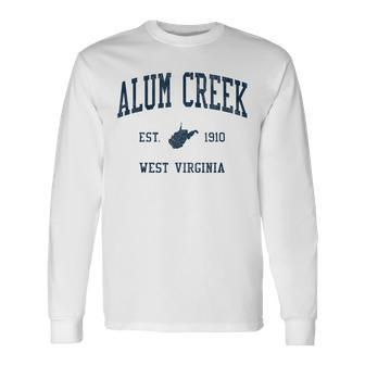 Alum Creek Wv Vintage Athletic Sports Jsn1 Long Sleeve T-Shirt - Monsterry AU