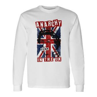 Anarchy In The Uk Union Jack T Long Sleeve T-Shirt - Monsterry CA