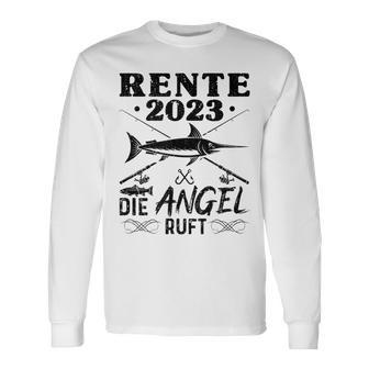 Angler Opa Papa Angeln Ruhestand Rente Langarmshirts - Geschenkecke