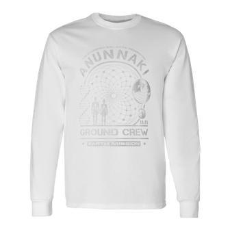 Anunnaki Starseed Earth Mission Ground Crew Long Sleeve T-Shirt - Monsterry DE