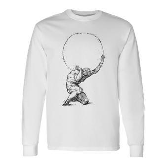 Atlas Griechische Mythologie Greece Greek Gods Langarmshirts - Seseable