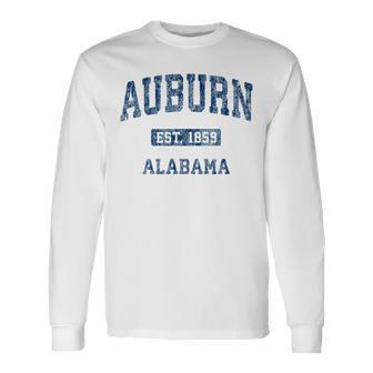 Auburn Alabama Al Vintage Athletic Sports Long Sleeve T-Shirt - Monsterry