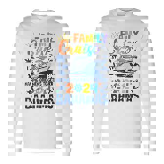 Bahamas Cruise 2024 Family Friends Group Vacation Matching Long Sleeve T-Shirt - Thegiftio UK