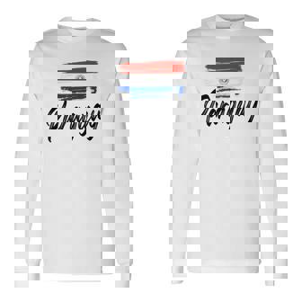 Bandera De Paraguay Divertida Orgullo Paraguayo Camiseta de manga larga - Regaloses