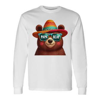 Bär Papa Bear Papaatertagsgeschenk Für Papa Spruch Lustig Langarmshirts - Geschenkecke