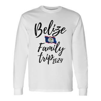 Belize Family Trip 2024 Caribbean Vacation Fun Matching Long Sleeve T-Shirt | Mazezy