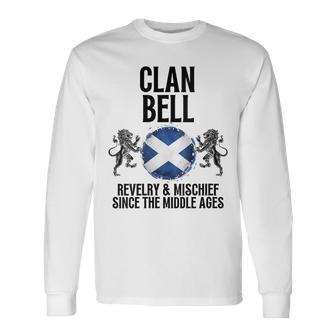 Bell Clan Scottish Family Name Scotland Heraldry Long Sleeve T-Shirt - Seseable