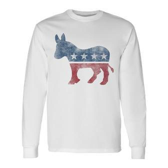 Biden Harris 2024 Biden 2024 For President Democrat Election Long Sleeve T-Shirt - Monsterry UK