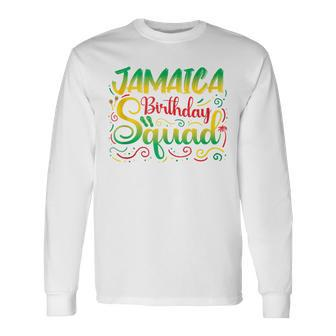 Birthday Girls Jamaica Squad Trip 2024 Party Outfit Matching Long Sleeve T-Shirt | Mazezy UK