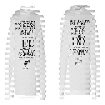 Boire C'est Bien Boire Avec Lolo C'est Mieux Avec Kiki T-shirt à manches longues - Cadeauxyz