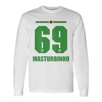 Brazil Sauf Jersey Masturbinho Sun Name Langarmshirts - Seseable