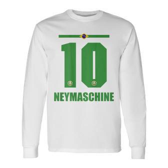 Brazil Sauf Men's Jersey Neymaschine Saufamen Langarmshirts - Seseable