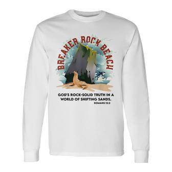 Breaker Rock Beach Gods Rock Solid Truth In A World Vbs 2024 Long Sleeve T-Shirt - Monsterry AU