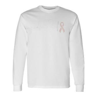 Breast Cancer Awareness Month Pink October Long Sleeve T-Shirt - Thegiftio UK