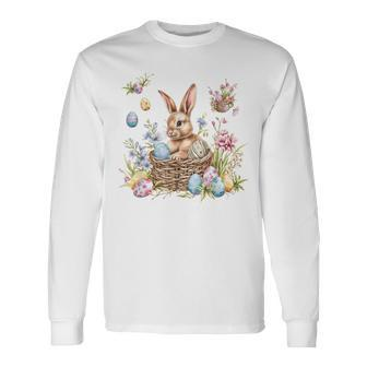 Bunny Easter Bunny Easter Egg Long Sleeve T-Shirt - Monsterry AU