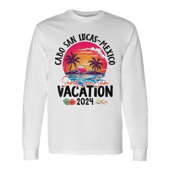 Cabo San Lucas Mexico 2024 Family Friends Vacation Matching Long Sleeve T-Shirt | Mazezy UK