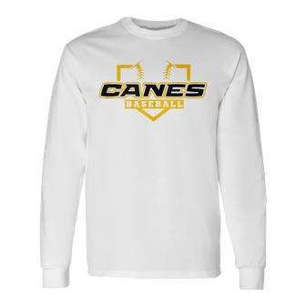 As Canes Baseball Sports Long Sleeve T-Shirt | Mazezy