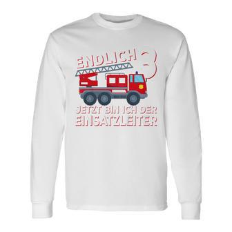 Children's Endlich 3 Jetzt Bin Ich Einsoleiteiteiter 80 Langarmshirts - Seseable