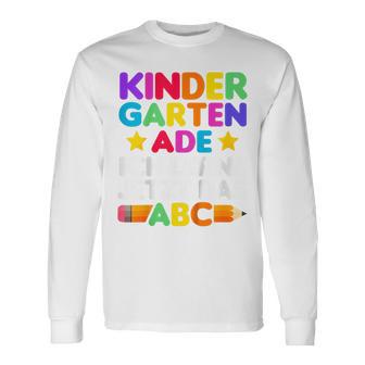 Children's Kindergarten Ade Ich Lerne Jetzt Das Abc Langarmshirts - Geschenkecke