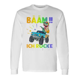 Children's Schulkind 2023 With Dino Bäm Ich Rocke Die Schule Langarmshirts - Geschenkecke