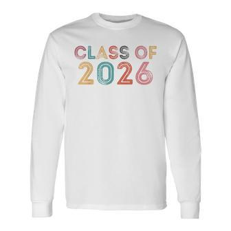 Class Of 2026 Grow With Me Graduation 2026 Long Sleeve T-Shirt - Monsterry DE
