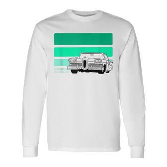 Classic American Muscle Land Yacht Club Vintage Car Long Sleeve T-Shirt - Monsterry AU