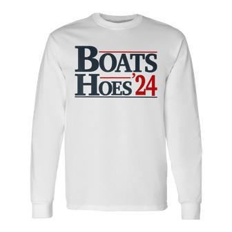 Classic Boats And Hoes 2024 Election For Women Long Sleeve T-Shirt - Monsterry UK