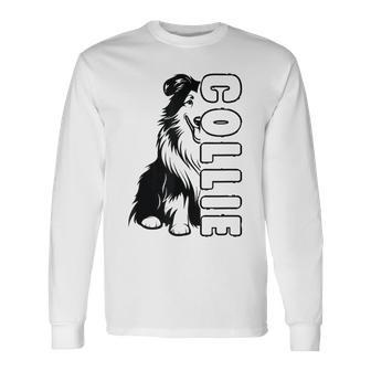 Collie Langhaarcollie Hund Herrchen Frauchen Hunde Langarmshirts - Geschenkecke