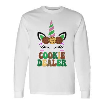 Cookie Dealer Scout For Girls Unicorn Women's Long Sleeve T-Shirt - Monsterry