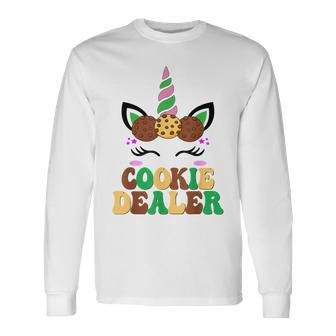 Cookie Dealer Scout For Girls Unicorn Women's Long Sleeve T-Shirt - Seseable
