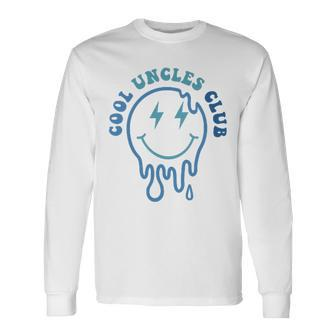 Cool Uncles Club Pregnancy Announcement Fathers Day Long Sleeve T-Shirt - Thegiftio UK