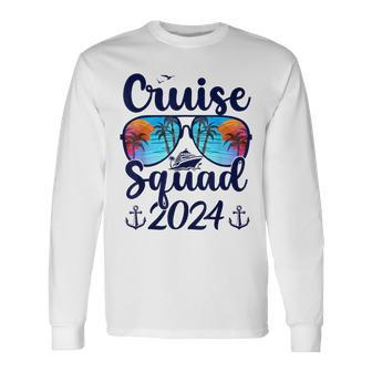 Cruise Squad 2024 Matching Family Group Summer Vacation Long Sleeve T-Shirt | Mazezy UK