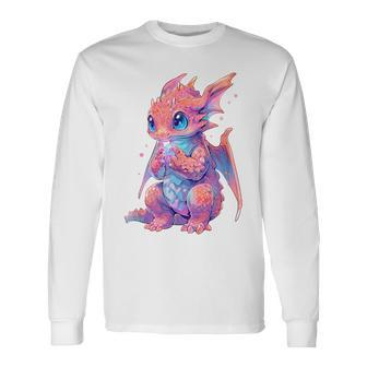Cute Dragon Dragon Lover Baby Long Sleeve T-Shirt | Mazezy
