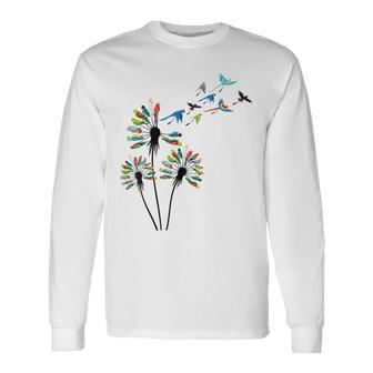 Dandelion Parrots For Parrot Lover Parrot Long Sleeve T-Shirt - Thegiftio UK