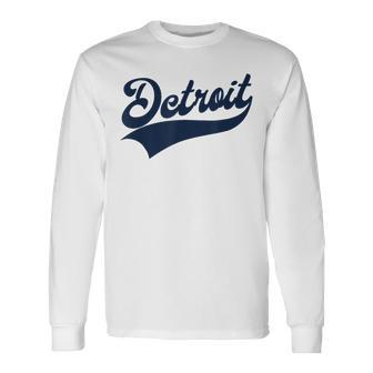 Detroit Athletic Throwback Classic Long Sleeve T-Shirt - Seseable