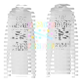 Diamond Painting Idea I Love Diamond Painting Long Sleeve T-Shirt - Monsterry