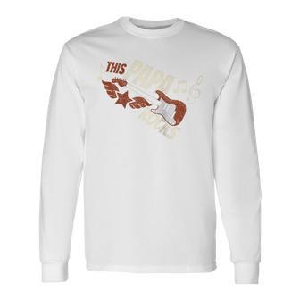 Dieser Papa Rockt Dieaterschaft Eltern Alles Gute Zumatertag Raglan Langarmshirts - Geschenkecke