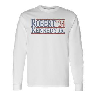 Distressed Robert Kennedy Jr 2024 Long Sleeve T-Shirt - Monsterry