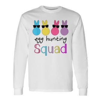Easter Bunnies Egg Hunting Squad Girls Boys Long Sleeve T-Shirt - Thegiftio UK