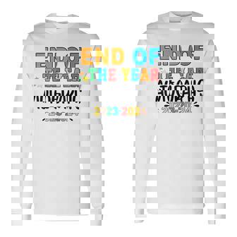 End Of The Year Autographs 20232024 Last Day Of School Long Sleeve T-Shirt | Mazezy