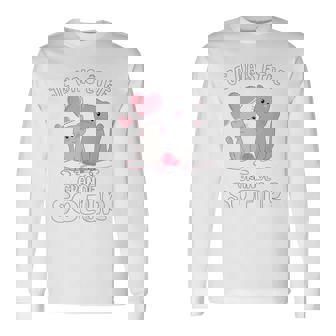 Enfant Je Vais Être Grande Soeur Chats Future Grande Soeur T-shirt à manches longues - Cadeauxyz